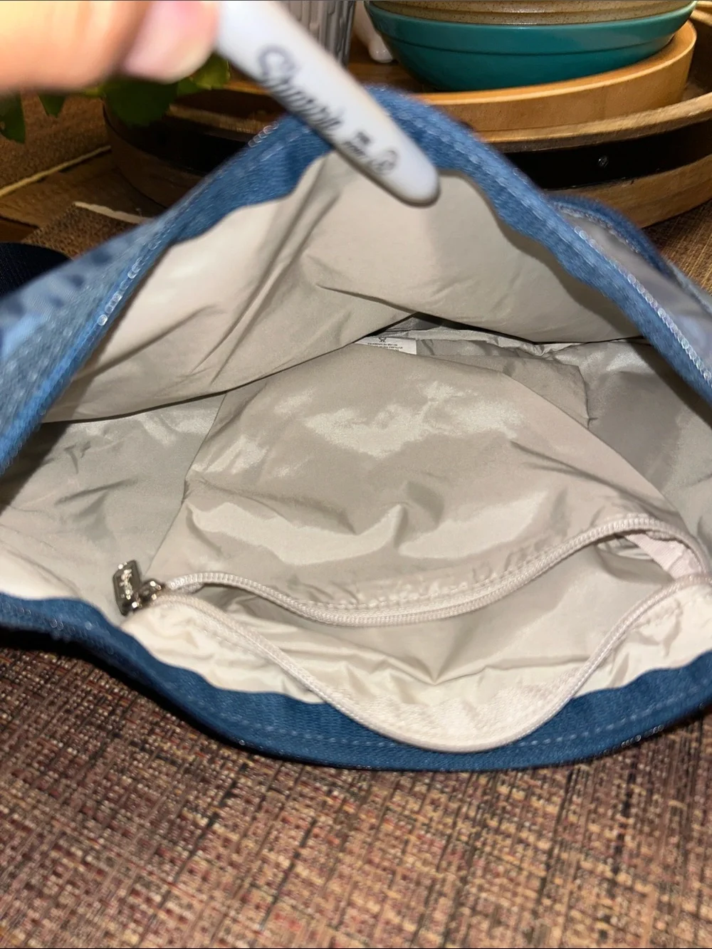 Lesportsac Slate Blue Crossbody Messenger Bag
